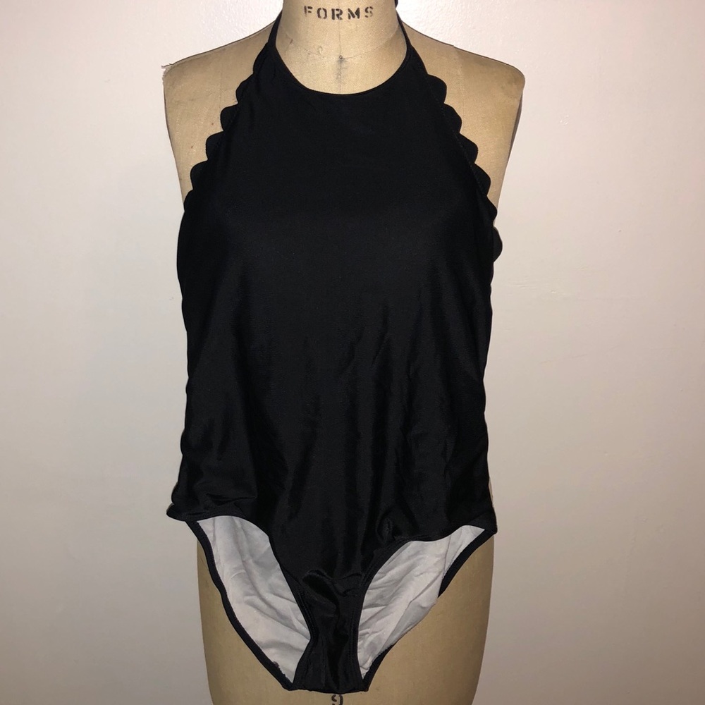 YMI Scallop One-Piece Swimsuit